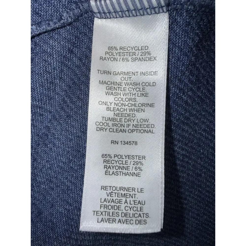 Vineyard Vines Men's Calmwater Quarter Zip Charleston Blue Size Large